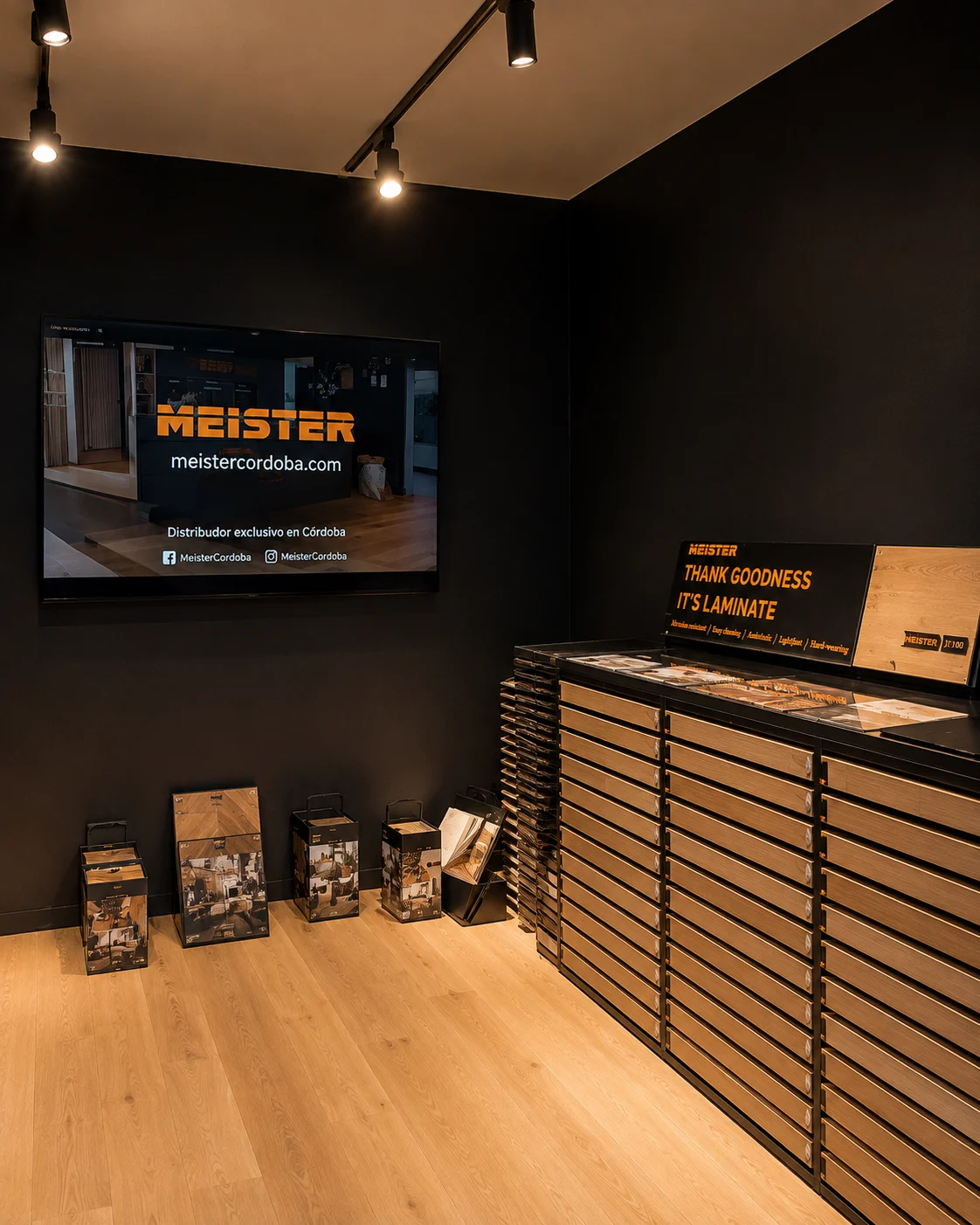 Suelos laminados MEISTER expuestos en Córdoba